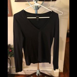 Express V-neck long sleeve top